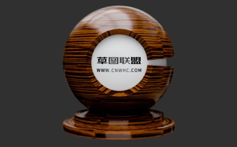 Enscape铜色橡木纹材质贴图下载566