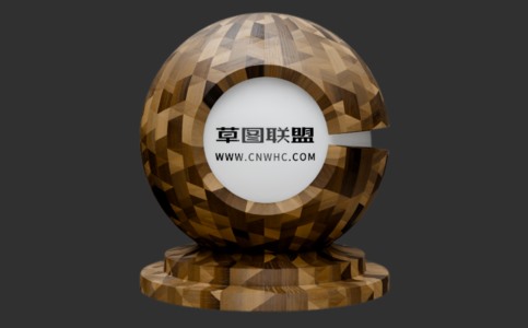 Enscape6菱形拼木纹材质贴图下载118