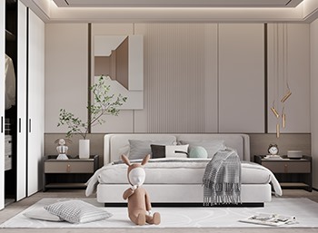 Enscape现代风格卧室SketchUp草图大师模型下载256