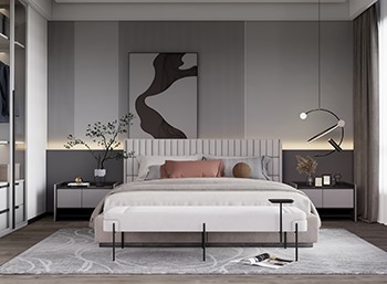 Enscape现代风格卧室SketchUp草图大师模型下载261