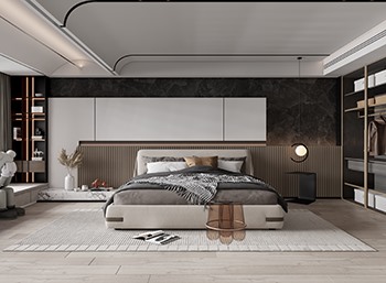 Enscape现代风格卧室SketchUp草图大师模型下载263