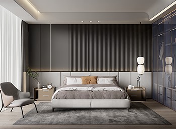 Enscape现代风格卧室SketchUp草图大师模型下载269