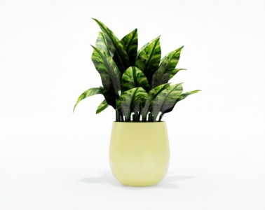 盆栽植物SketchUp草图大师模型下载110