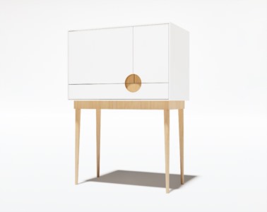 饰品柜SketchUp模型边柜草图大师模型下载115