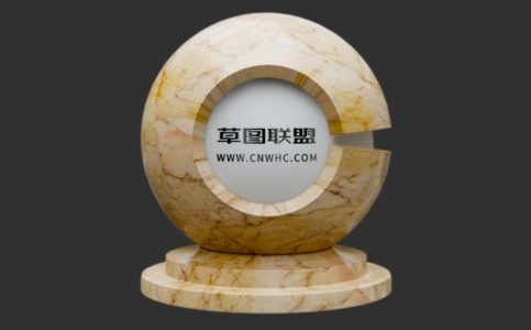 Enscape奶油色大理石质贴图下载008