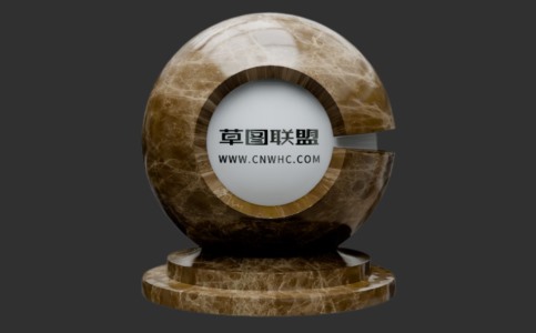 Enscape棕色大理石质贴图下载013