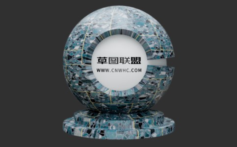 Enscape水磨石瓷材质贴图下载043