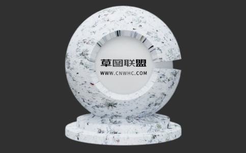 Enscape覆盖雪的小草材质贴图下载058