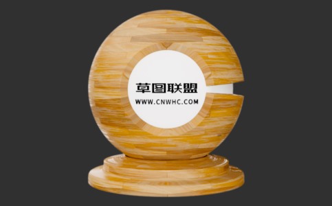 Enscape枫木六边形拼木地板材质贴图下载310