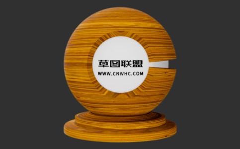 Enscape绿心樟木纹材质贴图下载055