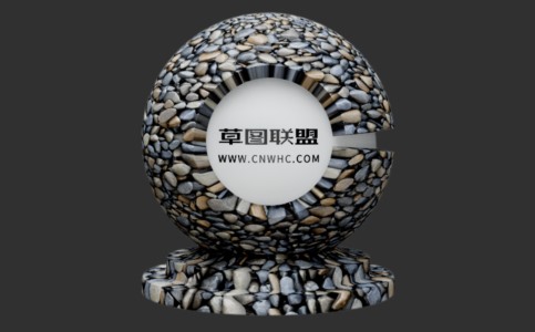 Enscape光滑石子材质贴图下载040