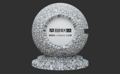 Enscape光滑石子材质贴图下载051