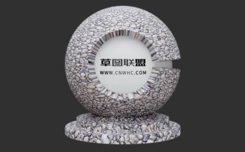Enscape光滑石子材质贴图下载053