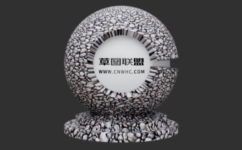 Enscape光滑石子材质贴图下载054
