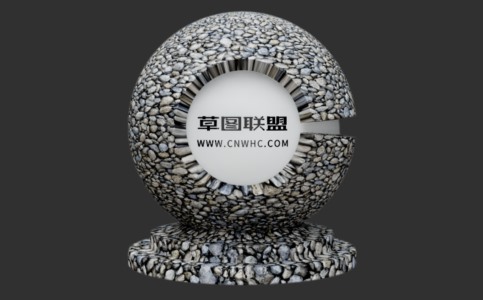 Enscape光滑石子材质贴图下载060