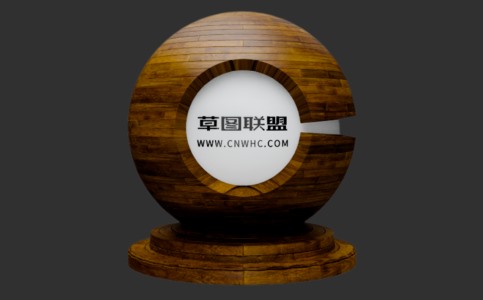Enscape秋木阶梯拼实木地板材质贴图下载044