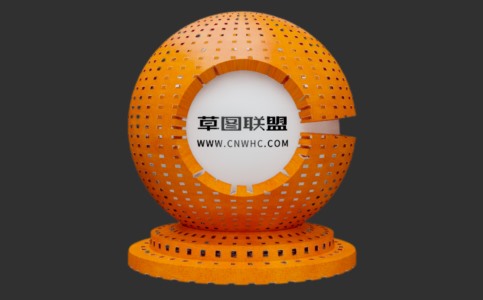 Enscape打孔皮革材质贴图下载053