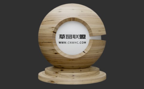 Enscape裂纹胡桃木纹材质贴图下载150