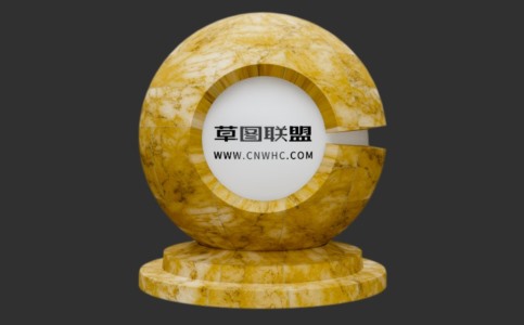 Enscape黄色大理石质贴图下载026