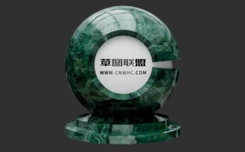 Enscape绿色大理石质贴图下载005