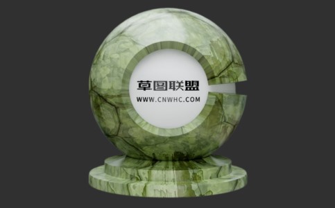 Enscape绿色大理石质贴图下载006