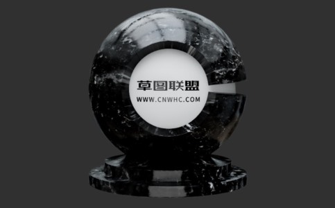 Enscape黑色大理石质贴图下载005