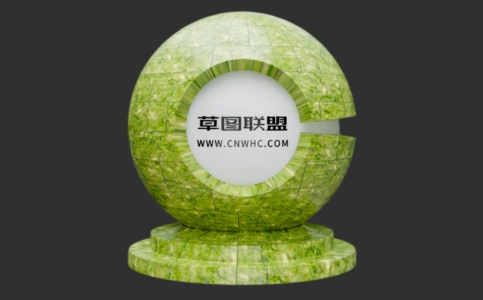 Enscape绿色花岗岩瓷砖材质贴图下载030