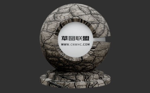 Enscape开裂的土地材质贴图下载066