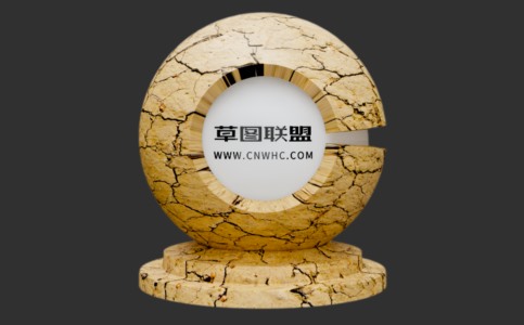 Enscape干裂土壤材质贴图下载072