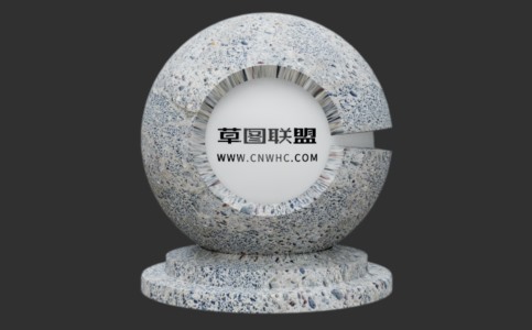 Enscape粗灰色沥青材质贴图下载085