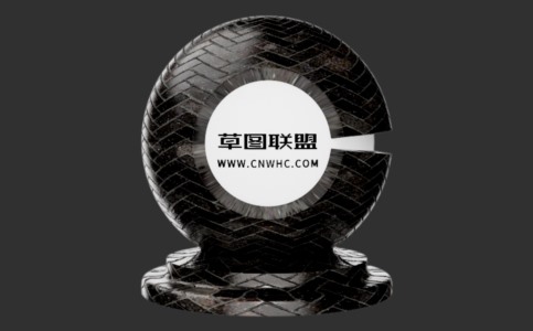 Enscape深色湿路面铺路石材质贴图下载064