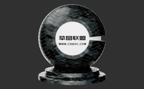 Enscape深色亮面路面铺路石材质贴图下载065