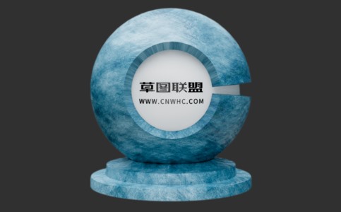 Enscape蓝色天然椰子皮材质贴图下载080