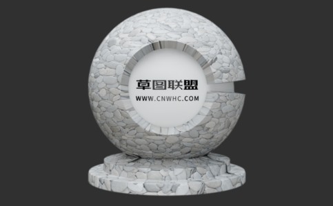 Enscape光滑石子材质贴图下载085