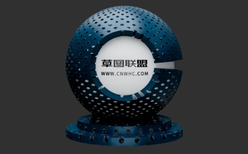 Enscape打孔皮革材质贴图下载078