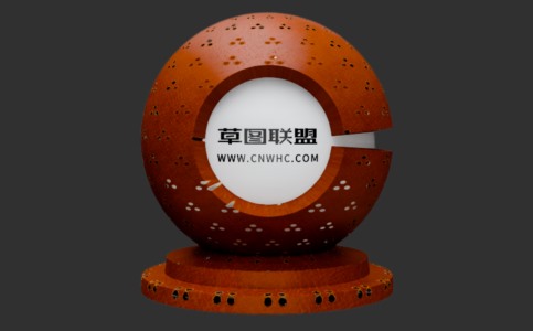 Enscape打孔皮革材质贴图下载079