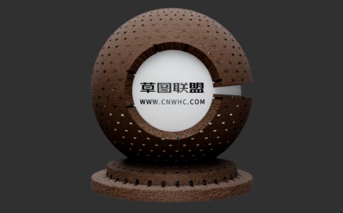 Enscape打孔皮革材质贴图下载085