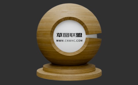 Enscape粗橡木纹材质贴图下载168
