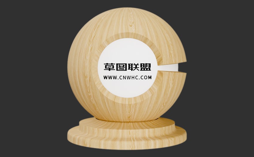 Enscape白橡木山纹科技木皮木纹材质贴图下载0056