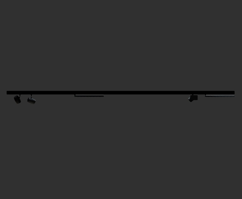 磁吸轨道灯SketchUp草图大师SU模型下载011