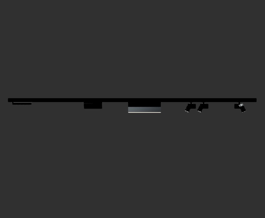 磁吸轨道灯SketchUp草图大师SU模型下载022
