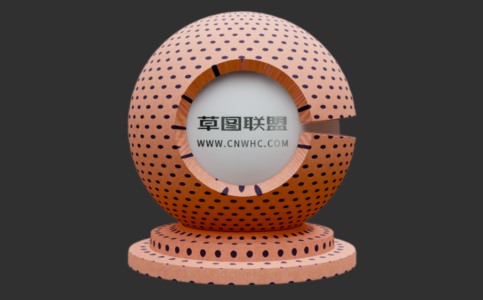 Enscape绿色条纹印花面料布料材质贴图下载113