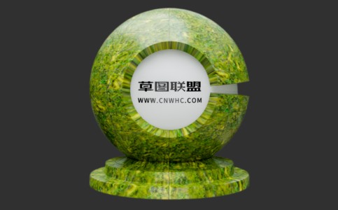 Enscape绿色花岗岩直砖材质贴图下载034