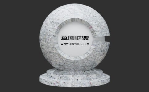 Enscape白色花岗岩菱形瓷砖材质贴图下载040