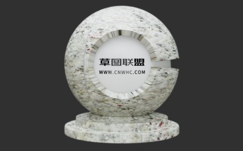 Enscape花岗岩格子砖材质贴图下载056