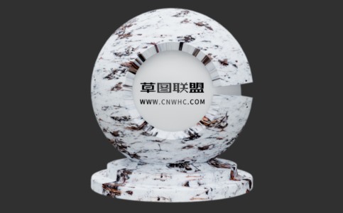 Enscape覆盖雪的枝叶材质贴图下载097