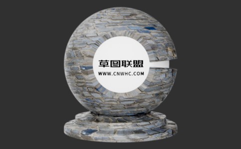 Enscape不规则铺路石铺路石材质贴图下载113
