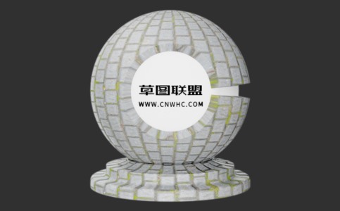 Enscape路面砖铺路石材质贴图下载119