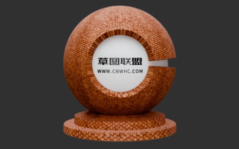 Enscape棕色天然鲑鱼皮材质贴图下载097