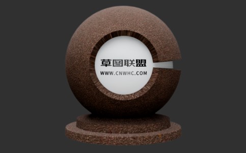 Enscape咖啡色磨砂牛巴革材质贴图下载109